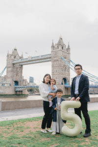 ロンドン五歳男の子七五三