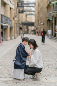 ロンドン五歳男の子七五三