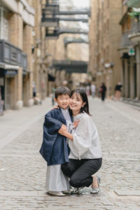 ロンドン五歳男の子七五三