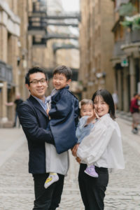 ロンドン五歳男の子七五三