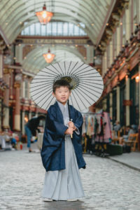 ロンドン五歳男の子七五三