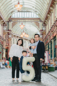 ロンドン五歳男の子七五三